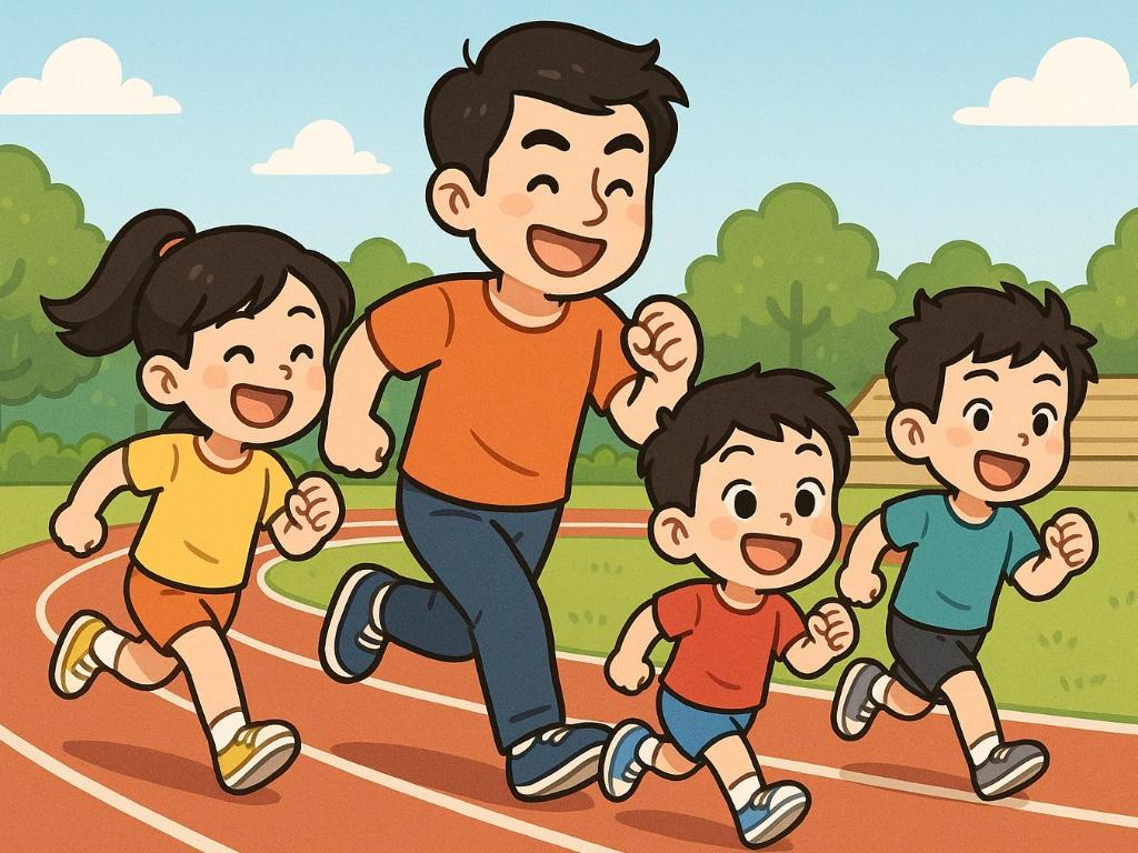 追光丨父愛(ài)·體育·力量